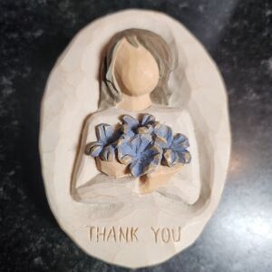 Vintage 2005 Willow Tree Thank You Trinket Box